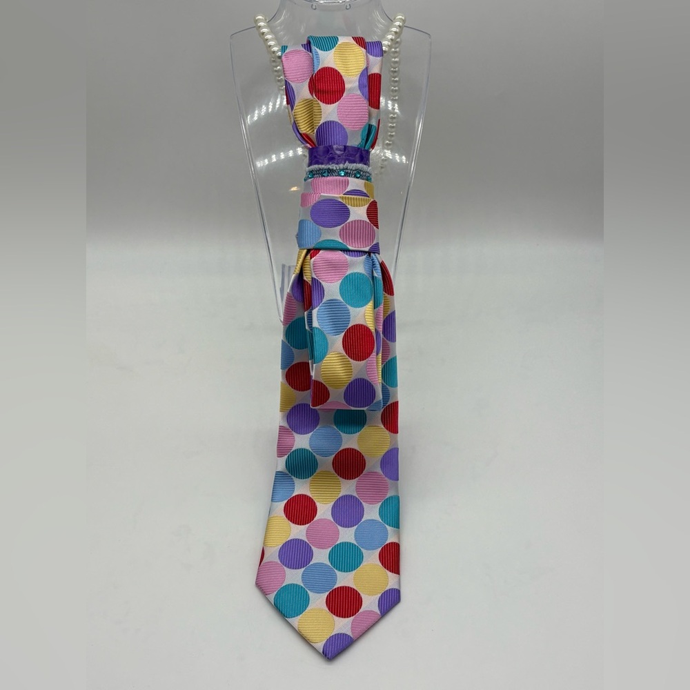 Colorful Polka Dot Women's Tie